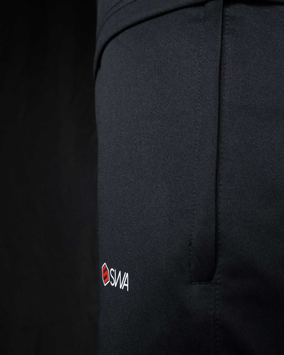 Bas de survĂȘtement polyester pour hommes - Noir