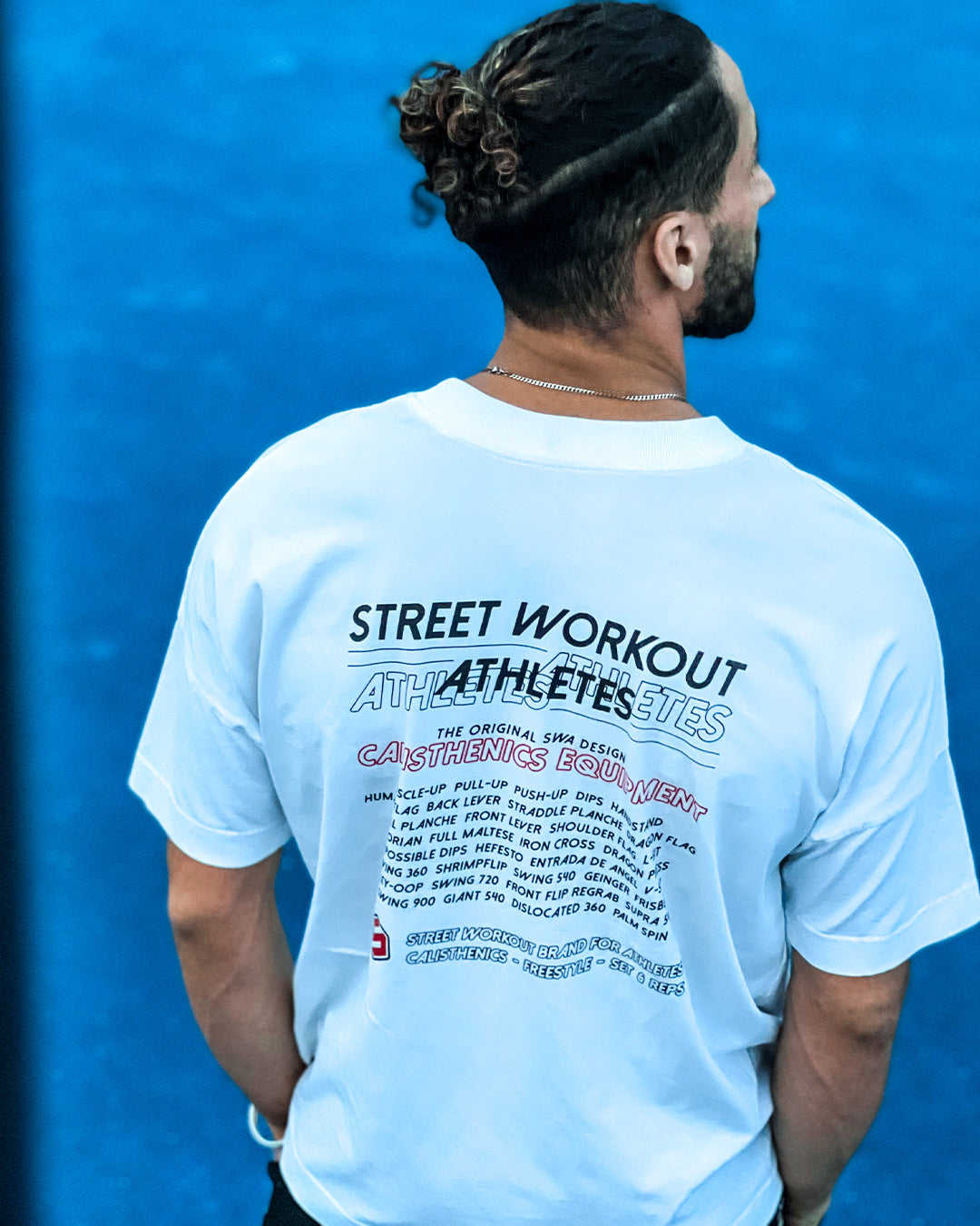 "The Original" Street Workout Athletes Oversized Tshirt - White