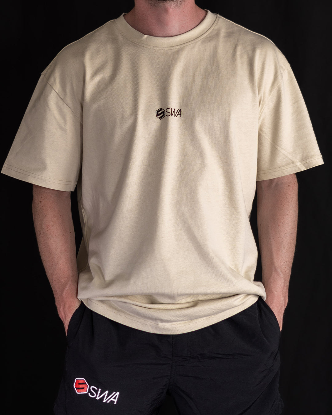 T-shirt oversize - beige